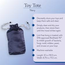 Toy Tote - Navy Blue